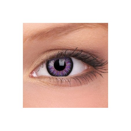 ColourVUE Violet Glamour Coloured Contact Lenses (90 Day)