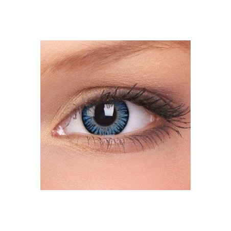 ColourVUE 3 Tones Blue Blends Natural Coloured Contact Lenses (90 Day)