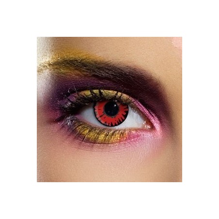 Volturi Enchanted Black & Red Halloween Crazy Contact Lenses