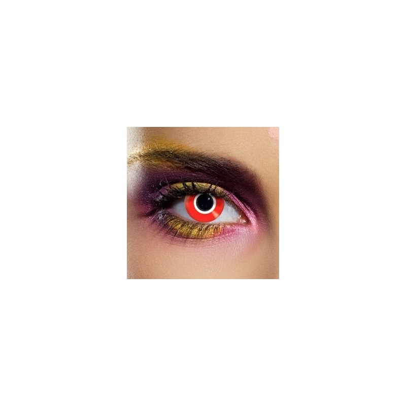 Assassin Red Coloured Contact Lenses (1 Year Wear)