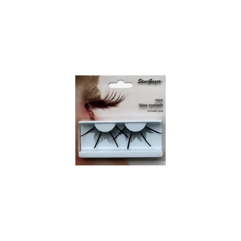 Stargazer Reusable False Eyelashes Extra Long Black with Gold 74