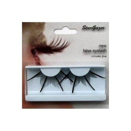 Stargazer Reusable False Eyelashes Extra Long Black with Gold 74