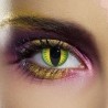 Crazy Green & Yellow Dragons Eye Contact Lenses