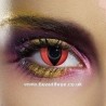 Halloween Crazy Red Cat Eye Contact Lenses