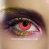 Crazy Red Devil Contact Lenses