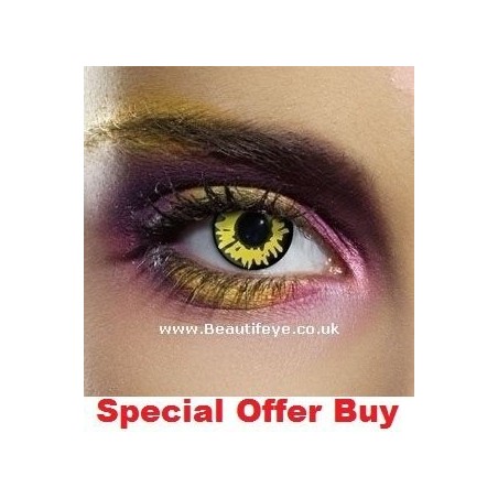 Twilight Werewolf Yellow (New Moon) Halloween Crazy Contact Lenses