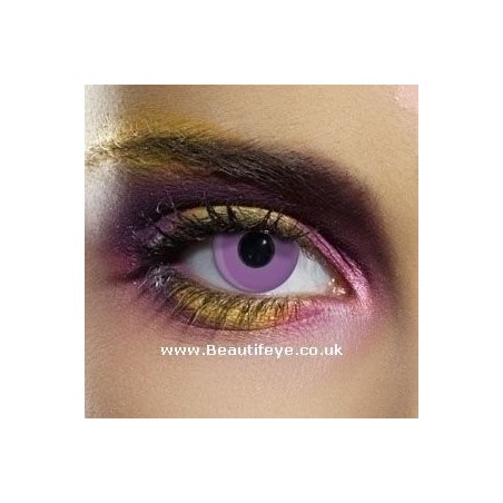 Crazy Violet Purple Block Contact Lenses