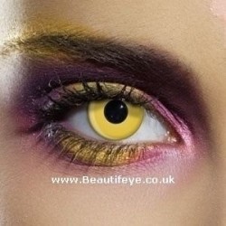 Crazy Yellow Contact Lenses