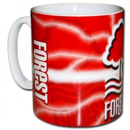 Nottingham Forest Lightning Crest Mug