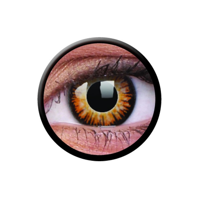 ColourVUE 1 Day Use Twilight Brown Crazy Halloween Coloured Contact Lenses