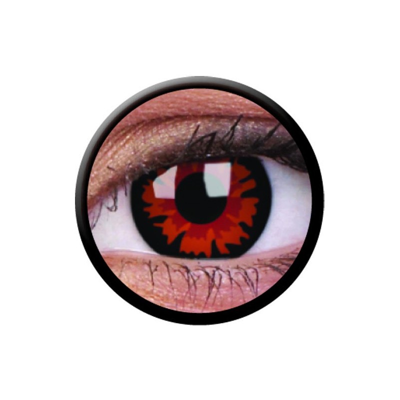 ColourVUE 1 Day Use Volturi Deep Red Crazy Halloween Coloured Contact Lenses