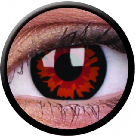 ColourVUE 1 Day Use Volturi Deep Red Crazy Halloween Coloured Contact Lenses