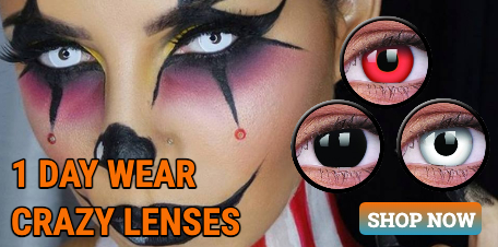 1 day wear crazy contact lenses